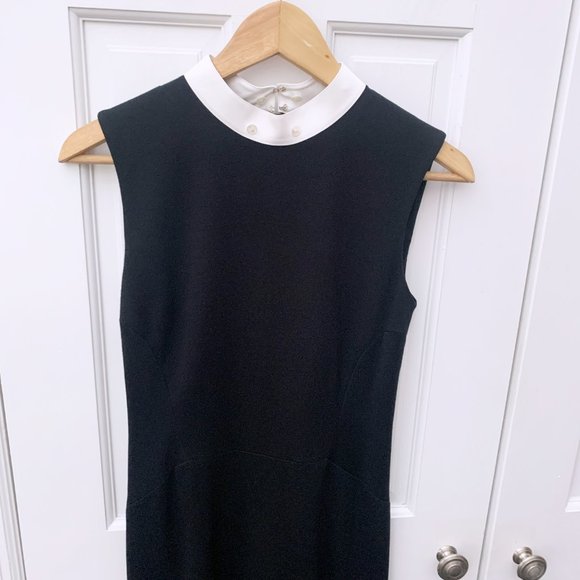 Jason Wu Contrast Collar Ponte Dress - Picture 4 of 12